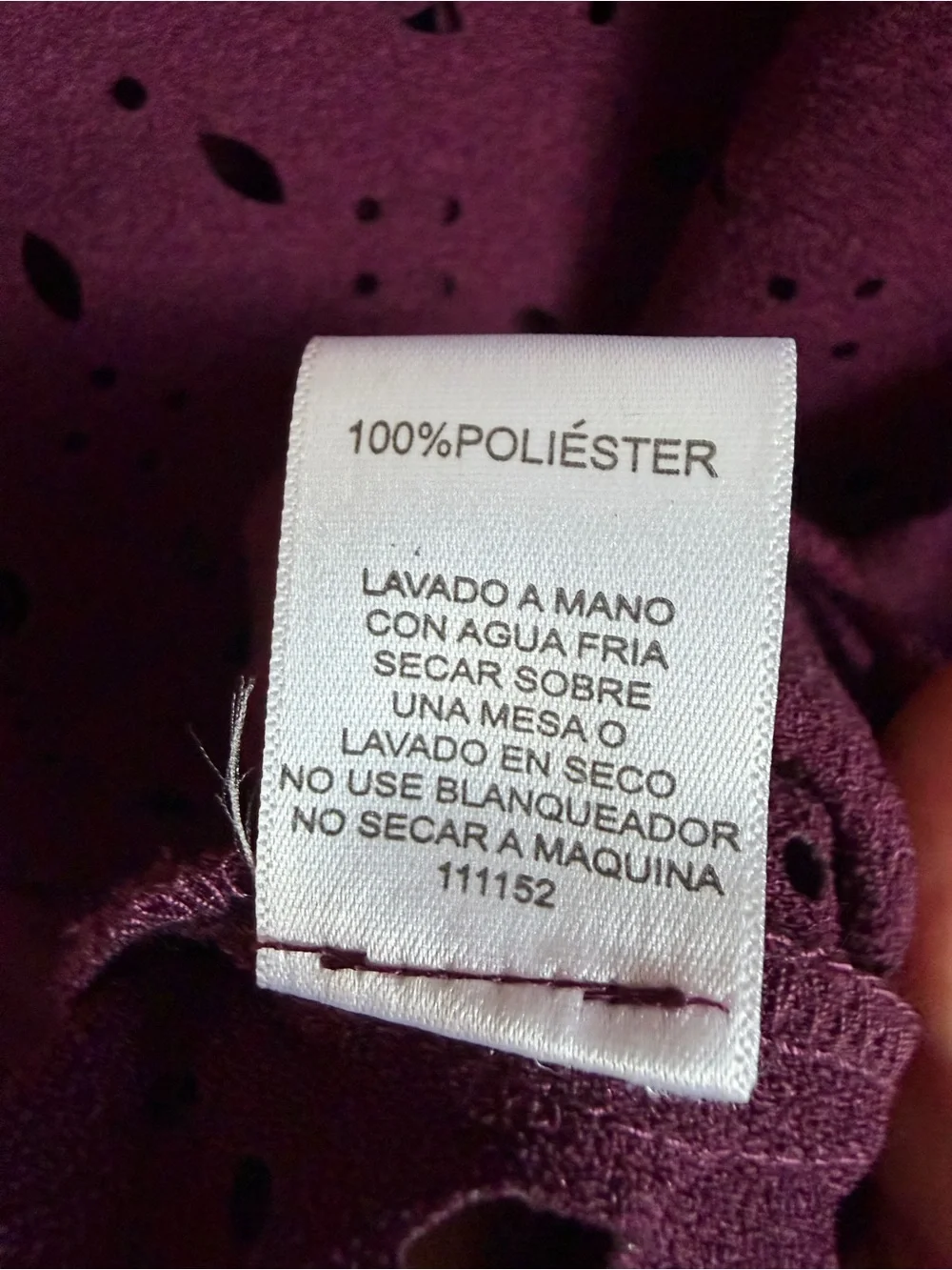 Alberto Makali Laser Cut High Low Blouse XL Purple Faux Leather Trim Artsy EUC